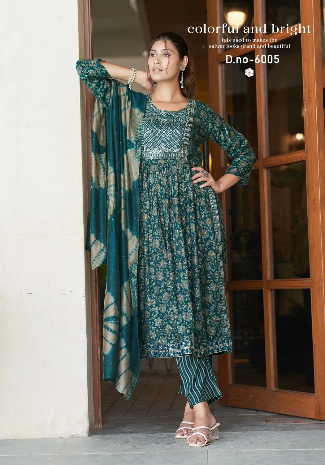 Mystic 9 Sara Vol 6 Two Ton Rayon Wholesale Readymade Salwar Suit Catalog — Wholesale Salwar Suits, MPA wholesale from Surat - Gallery Image 5